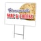 Signmission Homemade Mac & Cheese Yard & Stake outdoor plastic coroplast window, C-2436 Homemade Mac & Cheese C-2436 Homemade Mac & Cheese - alternate 1
